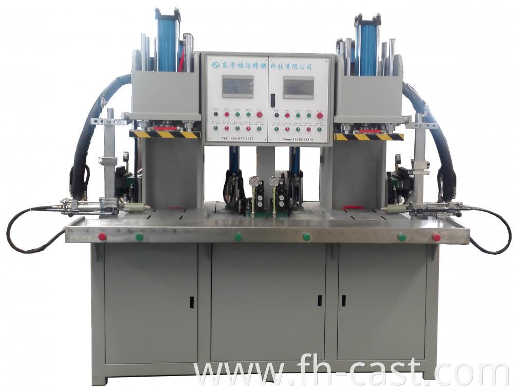 Double-station C type 16T wax injection machine